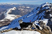 RESEGONE innevato e ‘Porta del Palio’ ad anello da Fuipiano Valle Imagna il 16 febbraio 2019- FOTOGALLERY